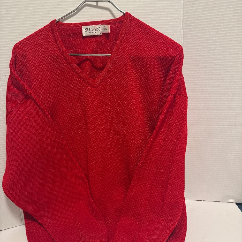 Men’s St. Croix Red Sweater
